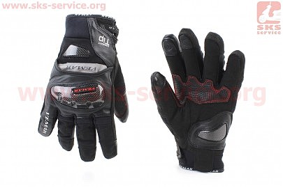Перчатки мотоциклетні, теплі XL-Чорні (сенсорний палець) VE-192
