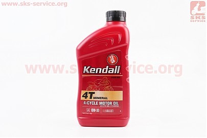Олива 4T 10W-30 — напівсинтетична універсальна "KENDALL", 1L