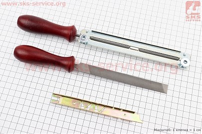 Набор инструмента для заточки цепи 4,0mm, к-кт 3шт
