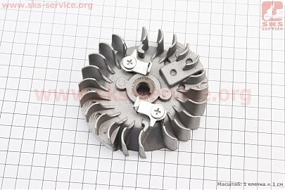 Ротор магнето + "собачка (метал)" 4500/5200