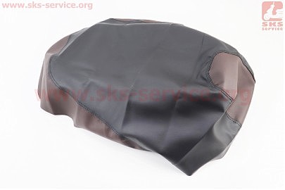 Чохол сидіння Honda DIO AF62 (еластичний, міцний матеріал) чорний / коричневий
