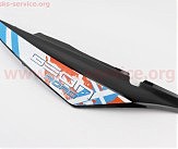 X-Road Light 200-250 пластик - задній бічний лівий, ЧОРНИЙ з помаранчевим малюнком