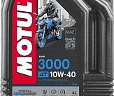 Олія для 4-х тактних двигунів мінеральна 846041/3000 4T SAE 10W40 (4L)/107693