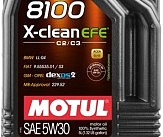 Масло моторное 100% синтетическое д/авто 814051/8100 X-CLEAN EFE SAE 5W30 (5L)/107206=109471