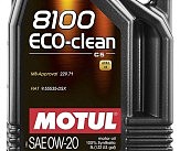 Масло моторное 100% синтетическое д/авто 868151/8100 ECO-CLEAN 0W20 (5L)/108862
