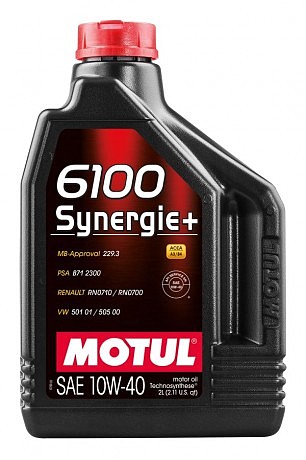 Масло моторное Technosynthese д/авто 839421/6100 SYNERGIE+ SAE 10W40 (2L)/101488