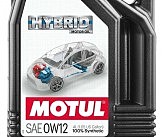 Масло моторное 100% синтетическое д/авто 333307/HYBRID SAE 0W12 (4L)/107152
