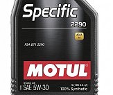 Масло моторное 100% синтетическое д/авто 867711/SPECIFIC 2290 5W30 (1L)/109324
