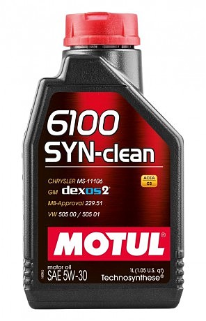 Масло моторное Technosynthese д/авто 814211/6100 SYN-CLEAN SAE 5W30 (1L)/107947