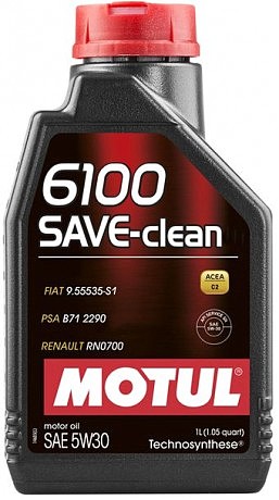 Масло моторное Technosynthese д/авто 841611/6100 SAVE-CLEAN SAE 5W30 (1L)/107960