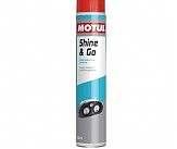Поліроль та відновник кольору для пластикових поверхонь 100801/SHINE & GO (750ML)/106561
