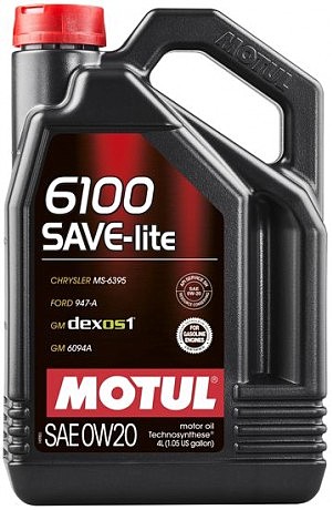 Масло моторное Technosynthese д/авто 841250/6100 SAVE-LITE SAE 0W20 (4L)/108004