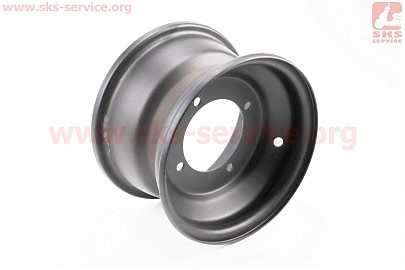 Диск стальной 8*5 d=90; 4отв.*110mm, черный