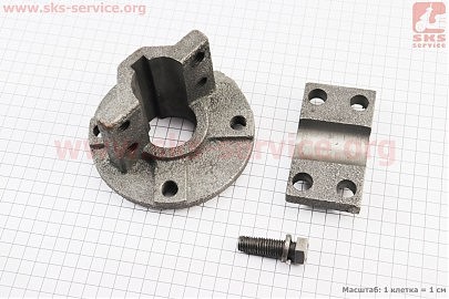 Ступица колеса d-39mm, 4отв. 6,00-12 Тип 2