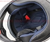 Шлем модуляр, закрытый с откидным подбородком+откидные очки BLD-158 S (55-56см), 