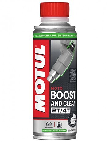 Промывка топливной системы мотоциклов 339513/BOOST AND CLEAN MOTO 0,2L/110873
