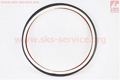 Шина 28"х1,75 (47-622) дорожня (білий борт) "кубик" SV107