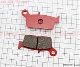 Тормозные колодки (дисковые) Honda LEAD AF20/XR 50/CRM 250; HYOSUNG RX400; SUZUKI DR-Z400/RM 125/DR 125; KAWASAKI KLX250/KX 125 к-кт красные