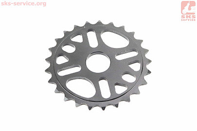 УЦІНКА вело Зірка передня BMX 25Т 1/2"x1/8", алюмінієва, чорна KL-C206 (незначний дефект зуба, див. фото)