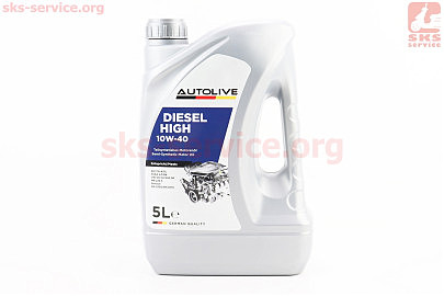 Масло 10W-40 — полусинтетическое дизельное "DIESEL TURBO CH-4/SL", 5L
