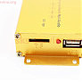 АУДІО-блок (МРЗ-USB / SD, FM-радіо, пультДУ, сигналізація) + колонки 2шт (червоні)
