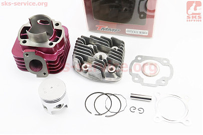 Циліндр к-кт (цпг) Yamaha JOG 3KJ 80cc-47мм (палець 10мм) + головка (AXIS; APRIO; ARTISTIC; VINO; TRUNK; POHE; NEXT ZONE; SA2J;