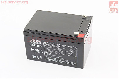 Акумулятор 12V12Ah OT12-12 кислотний (L151*W98*H96mm) для ДБЖ, іграшок та ін.