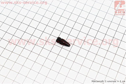 Ковпачок ніпеля (Presta), алюмінієвий, чорний FV-01