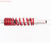 Амортизатор задній GY6/Honda - 310мм*d54мм (втулка 10мм / вилка 8мм) регул., червоний