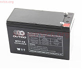 Аккумулятор 12V7Ah OT7-12 кислотный (L151*W65*H94mm) для ИБП, игрушек и др.