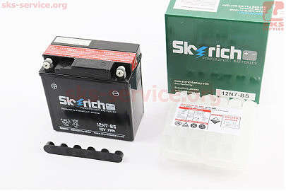 Акумулятор 12V7Ah 12N7-BS кислотний (L133*W75*H135mm)