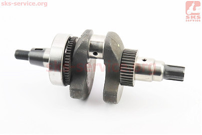 Коленвал 186F (Dшейки-40mm, H-119,0mm) под шлиц +шестерни+подшипник, запрессованный