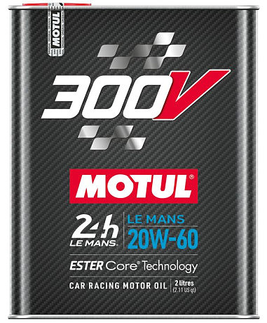 Масло моторное 100% синтетическое эстеровое д/авто 827102/300V LE MANS SAE 20W60 (2L)/110824 У