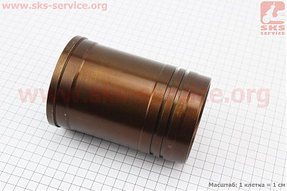 Гільза циліндра R180NM, жовта, з насічкою