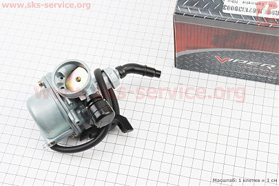 Карбюратор у зборі Delta 70/90/110cc, D=18/18,5 (поплавкова камера з уступом під патрубок)