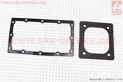Прокладки радіатора, к-кт 2 деталі (гума) Тип 1