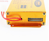 АУДИО-блок (МРЗ-USB/SD+FM-радио+пультДУ+сигнализация) + колонки 2шт (прозрачные с 