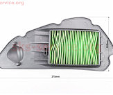 Фільтр-елемент повітряний (пластик) Honda SH125/150, New