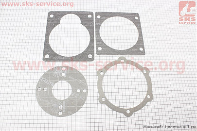 Прокладки КПП, к-кт 4 деталі, (на блістері)