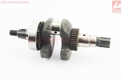 Колінвал 178F (Dшийки-36mm, H-103,5mm) під шліць + шестірні + підшипник, запресований