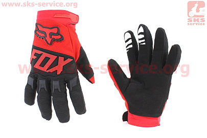 Перчатки мотоциклетные XL-Чёрно-Красные