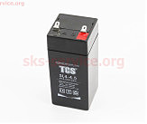 Аккумулятор 4V4,5Ah SL4-4,5 кислотный (L48*W48*H102mm) для ИБП, игрушек и др.