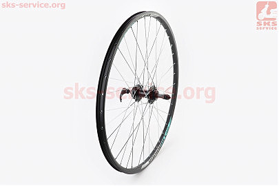 Колесо 26" заднее Disk-brake, обод и втулка 14Gx36H алюминиевые, пром-подшипники 6200 2RS, под вольнобег, крепл. эксцентрик, "SPL" (возм. царапины)