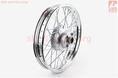 Viper — V200R Колесо заднє спицованное 2,15-18"с демпфером (барабанный тормоз) (ось 15мм)