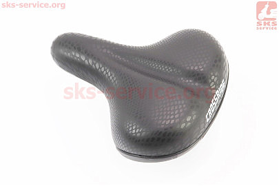 Сиденье ХВЗ 255x200мм, чёрное CROSSRIDE N153В