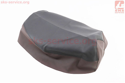 Чохол сидіння Honda DIO TACT AF24 (еластичний, міцний матеріал) чорний / коричневий