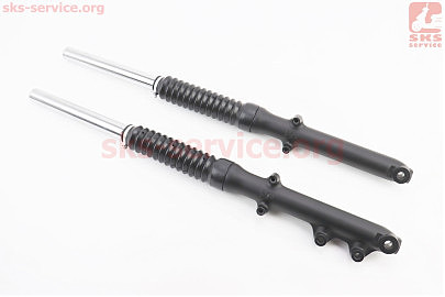 Амортизатор передний (перья), лев, прав. к-кт (диск.торм.) 720мм, черный