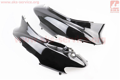 Honda DIO AF-34/35 пластик — верхний боковой лев+прав к-кт 2шт, ЧЕРНЫЙ