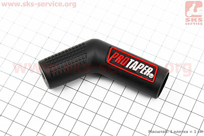 Резинка ножки заводной универсальная, ЧЕРНО-КРАСНЫЙ