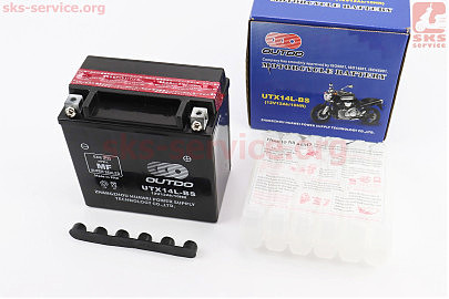 Акумулятор 12V12Аh UTX14L-BS кислотний (L150*W87*H150mm)